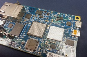 Tape on the chips with the protective layer removed